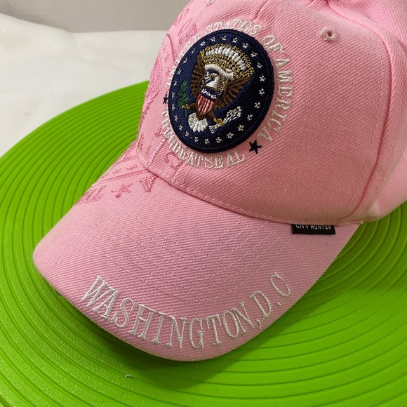 United States of America the great seal pink ladies adjustable hat - Picture 3 of 5
